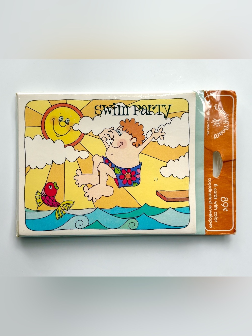 Vintage Swim Party invitations New Old Stock